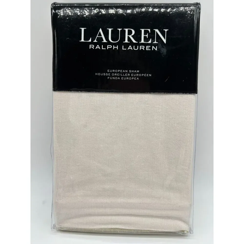 Lauren Ralph Lauren Estella Paisley One Euro Sham Classic Cream $170 NWT.